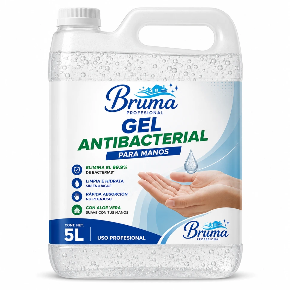 Gel antibacterial para manos 5L